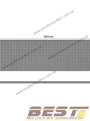 Панель перфорированная для инструмента 1800 х 500 х 25 Панель перфорированная для инструмента 1800 х 500 х 25